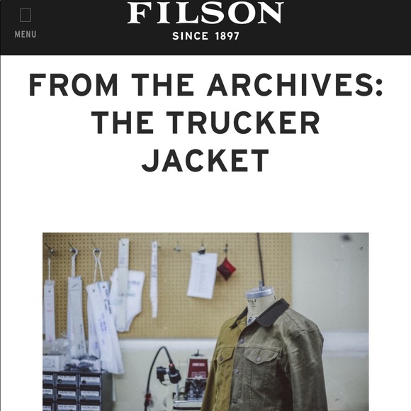 Filson x Levi's Tin Cloth Oil Trucker Jacket Sz S - Picture 5 of 15